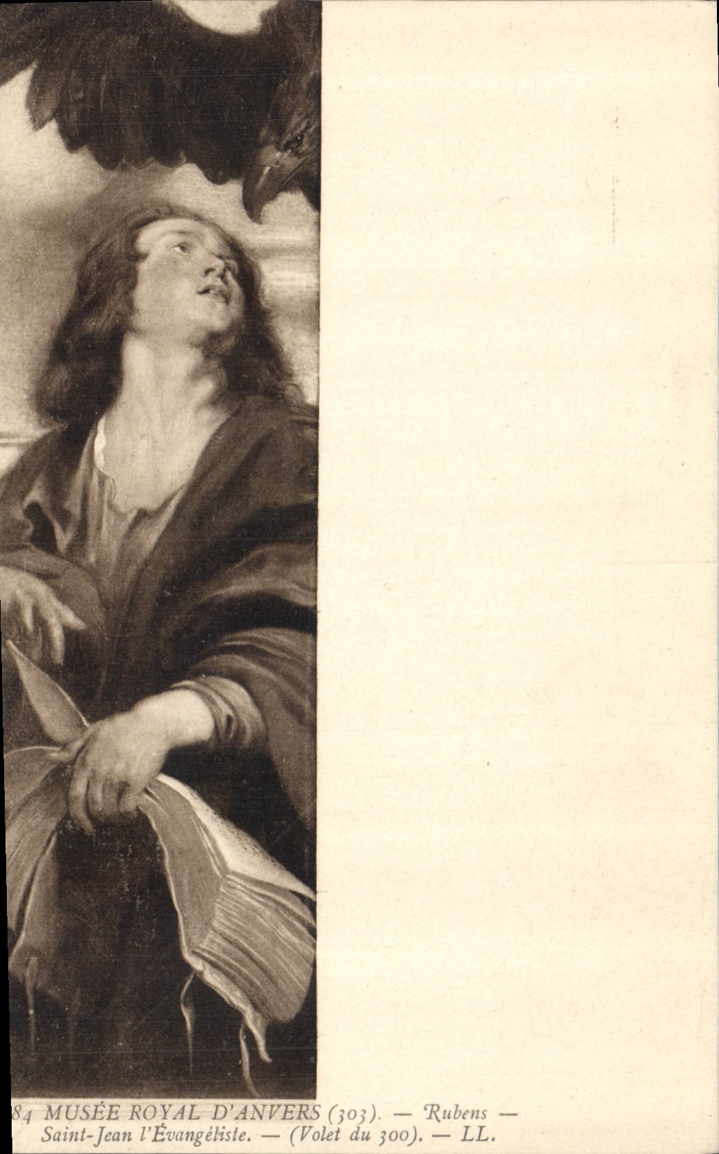 CPA Musee Royal d'Anvers Rubens Saint Jean l'Evangehste 