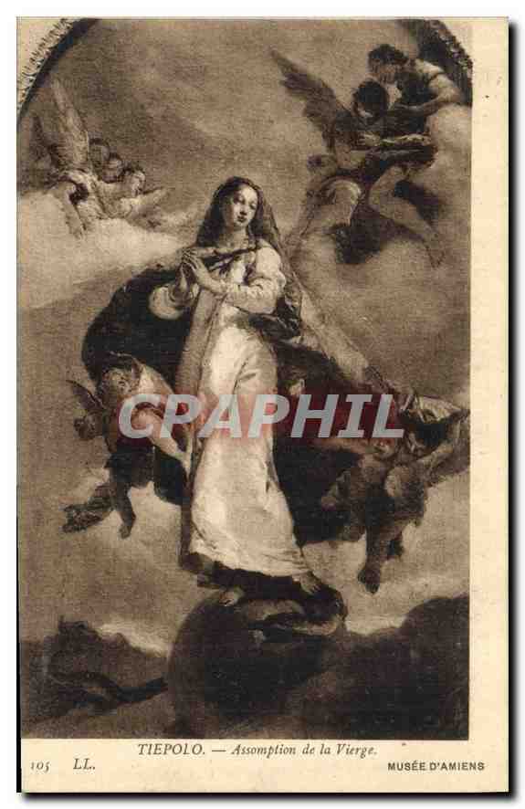 CPA Musee d'Amiens Tiepolo Assomption de la Vierge 