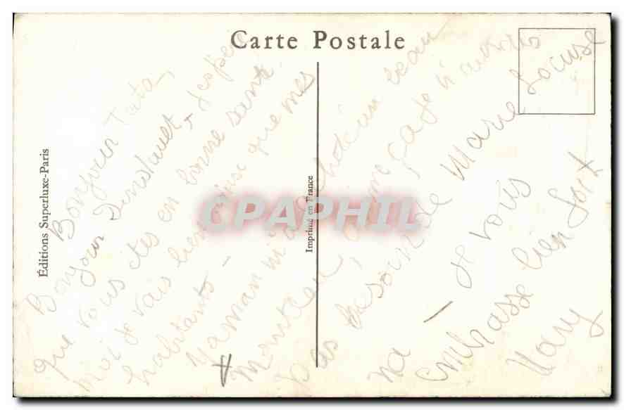 CPA Fantaisie Enfant  — Verso