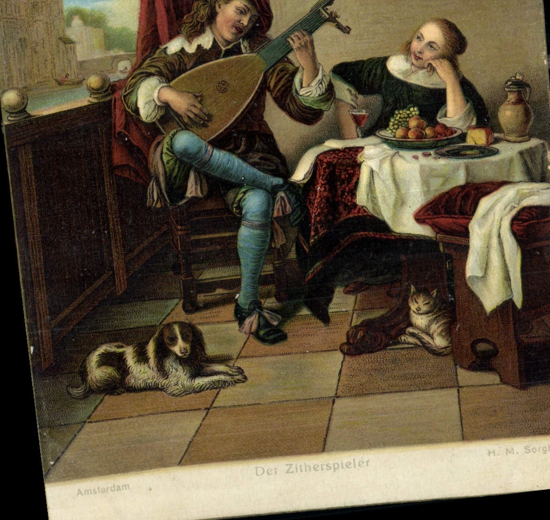 Amsterdam — Le joueur de zither — H. M. Sorgel