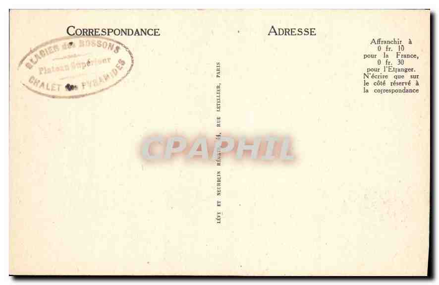 Chamonix - Escalade des grands Mulets — Selecta, n°254 — Verso