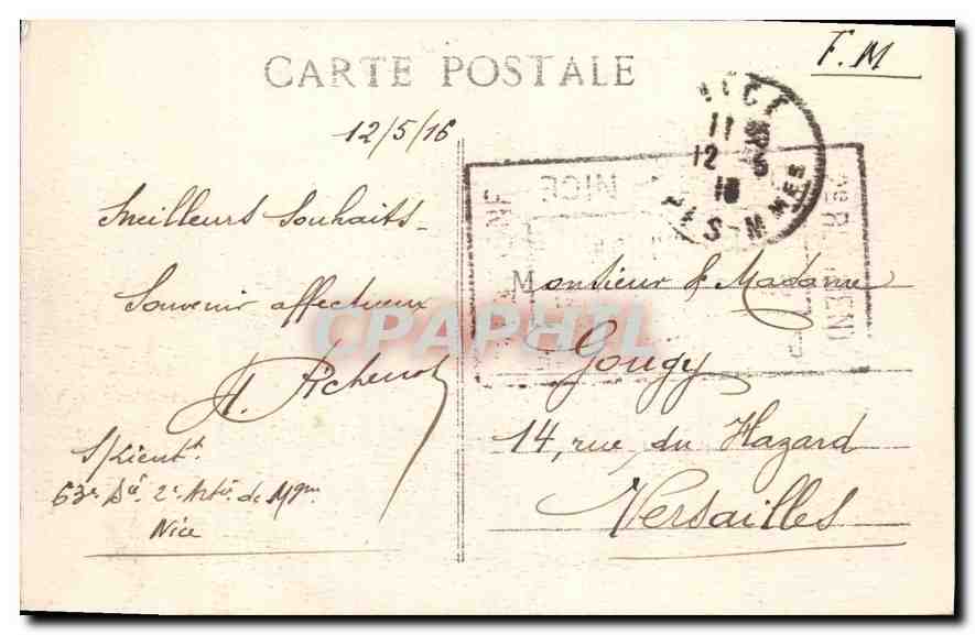 Monte-Carlo - Le Casino Café et Hôtel de Paris — éditeur anonyme, n° 776 — Rückseite
