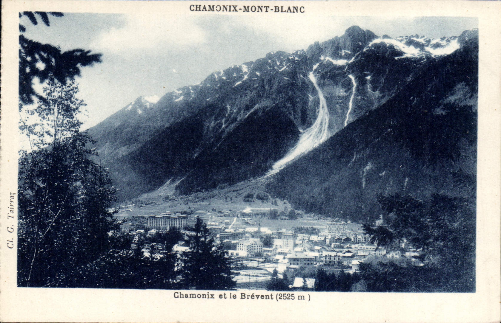 Chamonix et le Brévent (2525 m) — G. Tairraat — Chamonix-Mont-Blanc