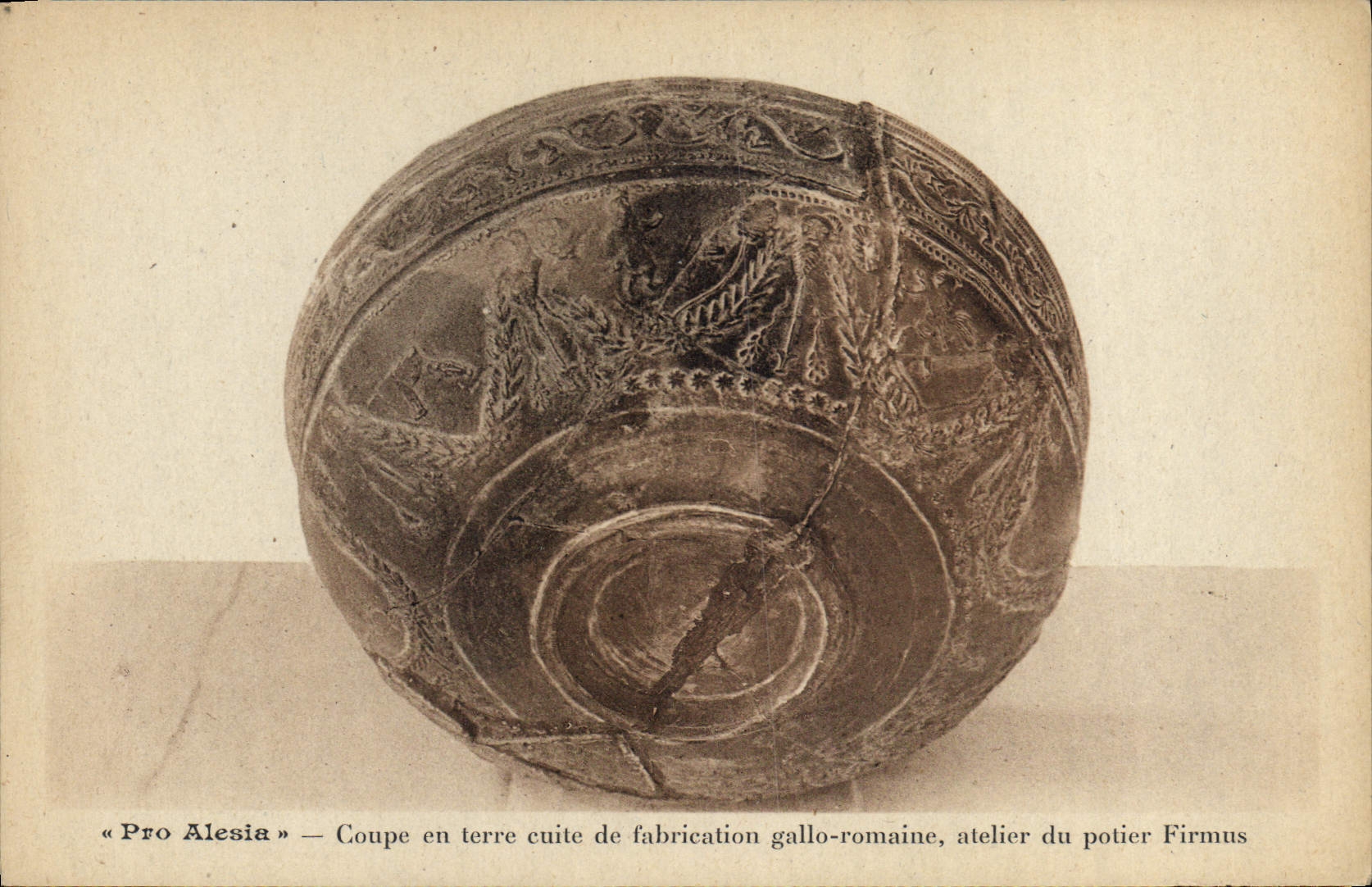 Pro Alesia — Coupe gallo-romaine — atelier du potier Firmus