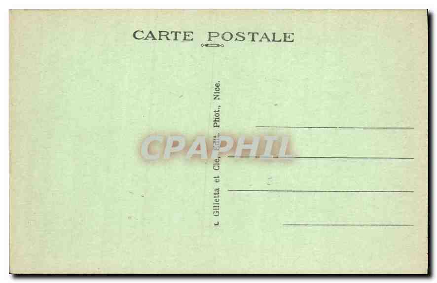 CPA Gourdon A M Placo de la Fontaine  — Verso