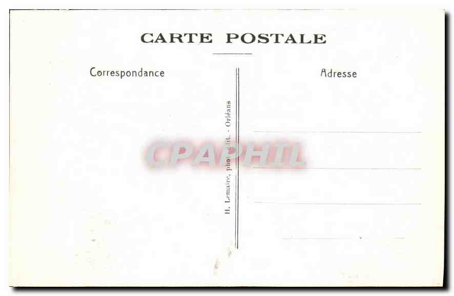 Cléry (Loiret) — La Basilique - Abside — H. Lemaire, phot. dit. - Orléans — Verso