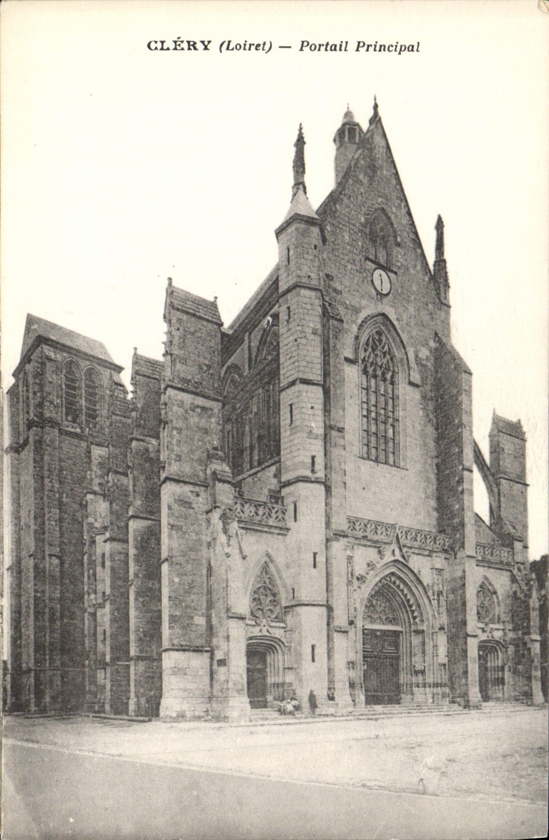 Cléry (Loiret) — Portail Principal — H. Lemaire, phot. édit., Orléans