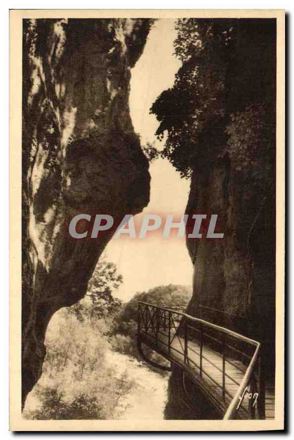 Gorges du Fier (Hte-Savoie) — Le premier Tournant — Éditions d'Art YON, n°1452
