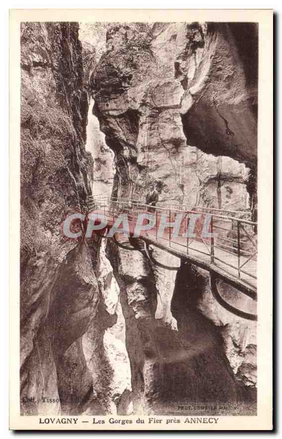 CPA Lovagny Gorges du Fier pres Annecy 