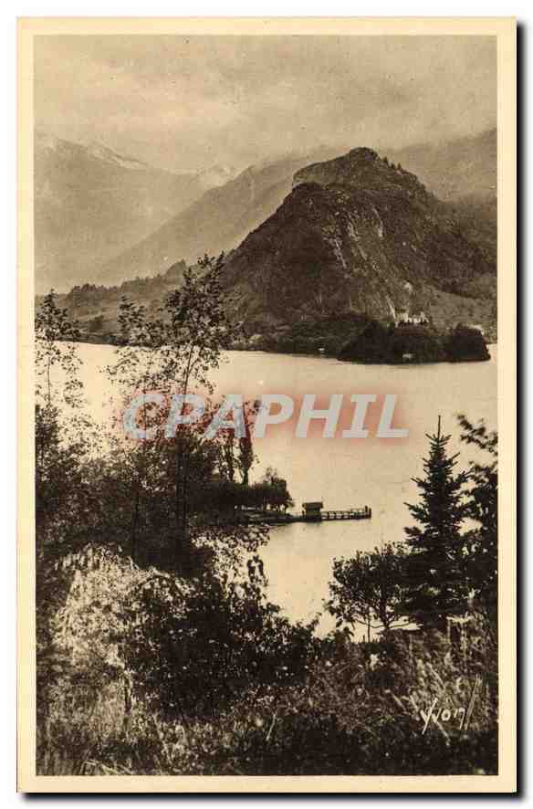 Annecey et son Lac (Haute-Savoie) — Le Roc de Chère et l'Embarcadère de Talloires — Éditions d'Art 'W.N.' Paris