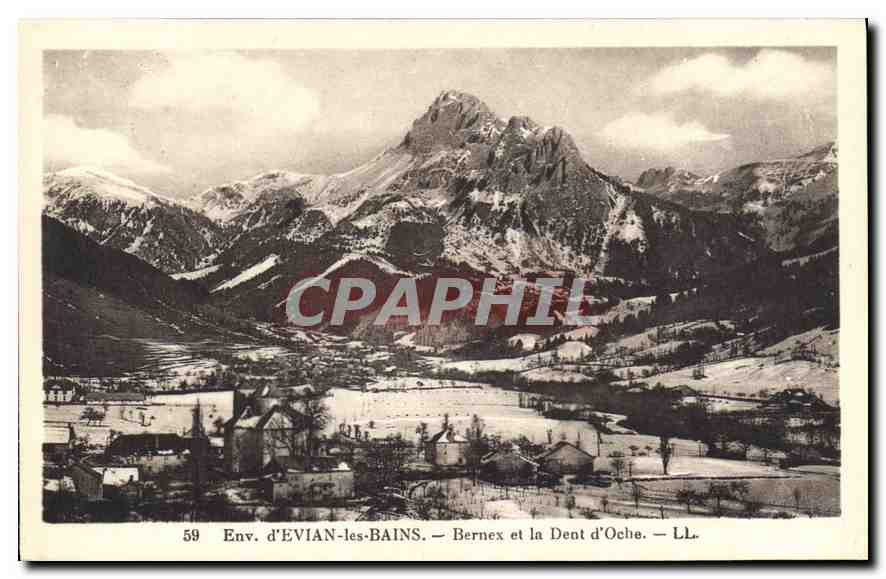 Bernex und die Dent d'Oche — Umgebung von EVIAN-les-BAINS — LL. n°59