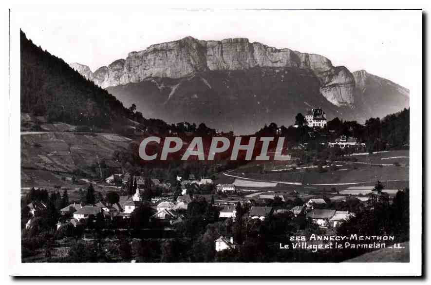 Annecy-Menthon — Le Village et le Parmelan — éditeur Strashoury, n° 288