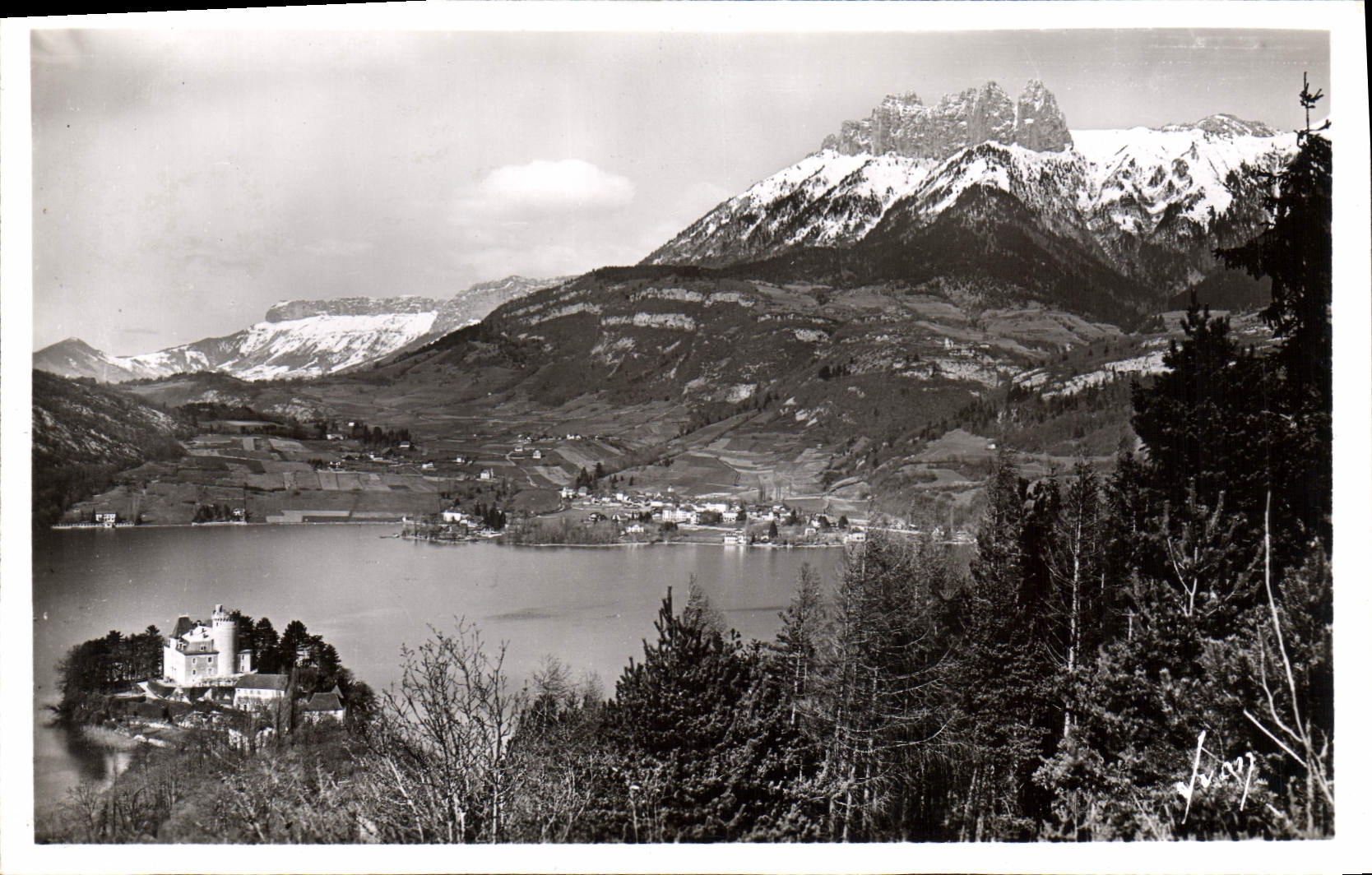 Duingt, le lac, Talloires et massif de la Tournette — Les Éditions d'Art 'WOJN', Paris
