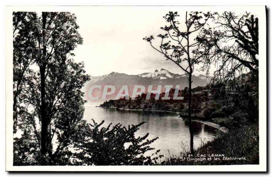 CPA Lac Leman St Gingolph et les Diablerets 