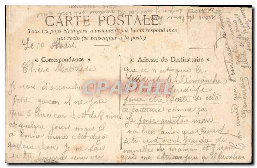CPA Eglise Saint Etienne du Mont a Paris  — Rückseite