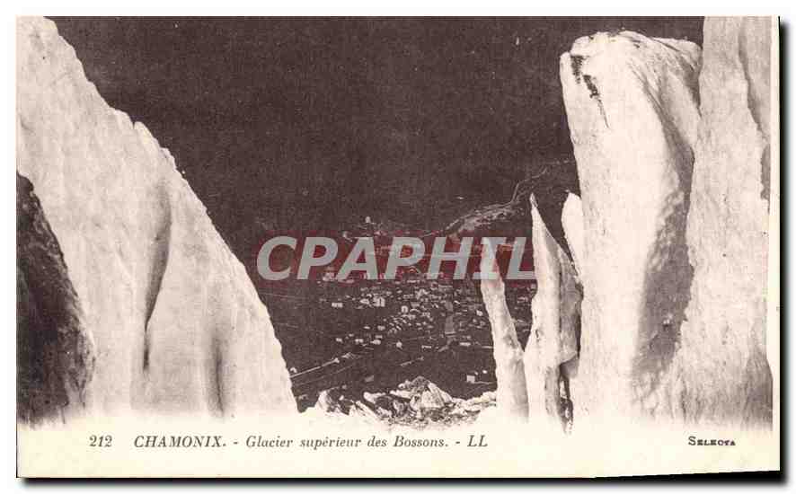CPA Chamonix Glacier superieur des Bossons 