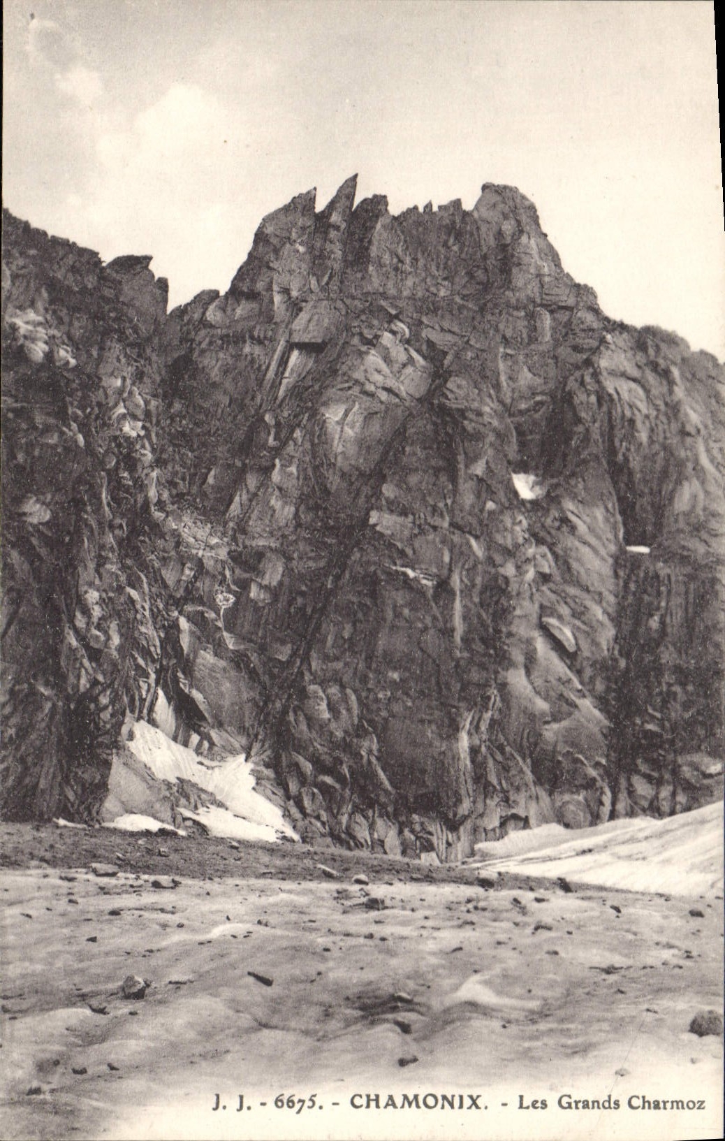 CPA Chamonix les Grands Charmoz 