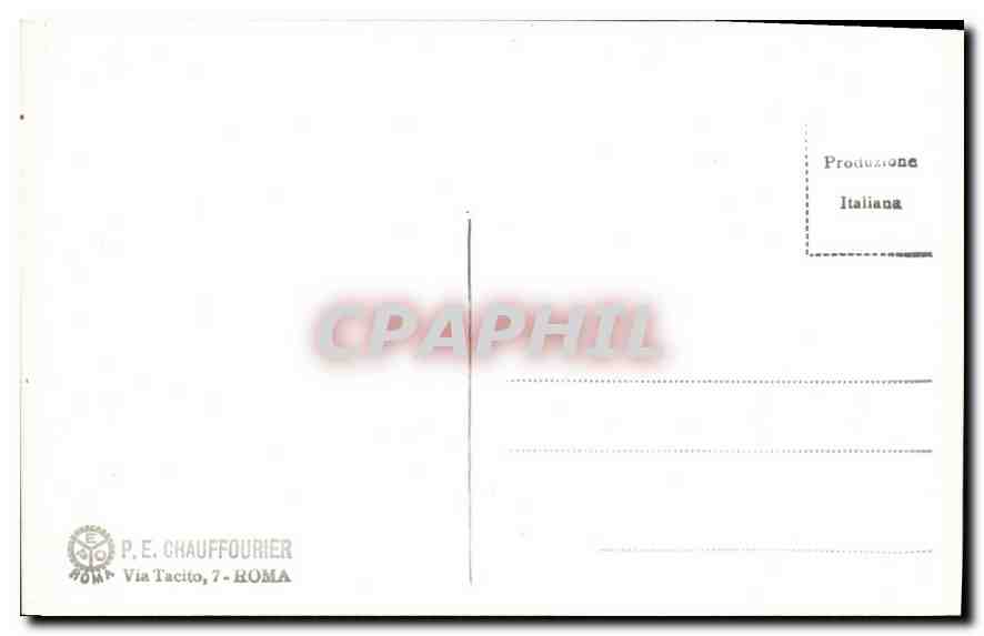 CPA Golle Lorsini Enrico VIII Hans Hollein  — Verso