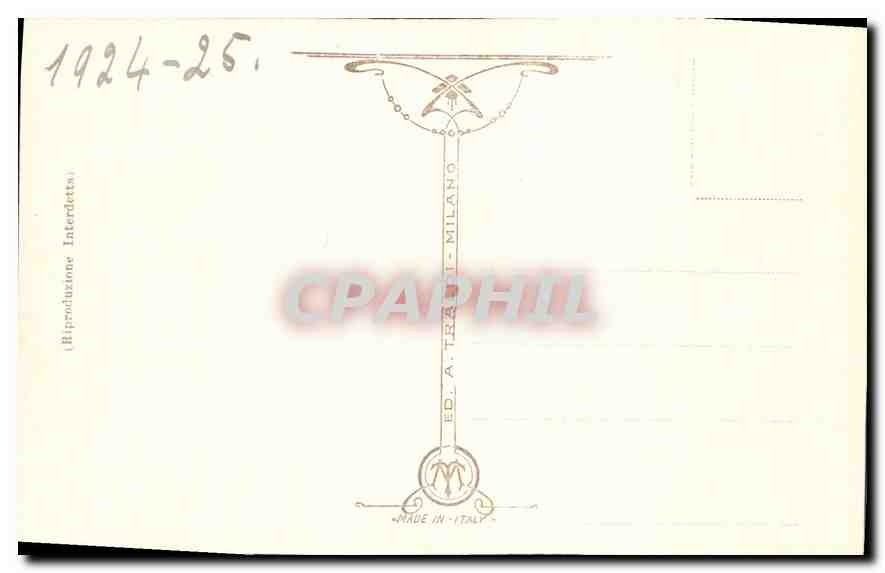CPA Roma Venere Museo Capitolino  — Rückseite