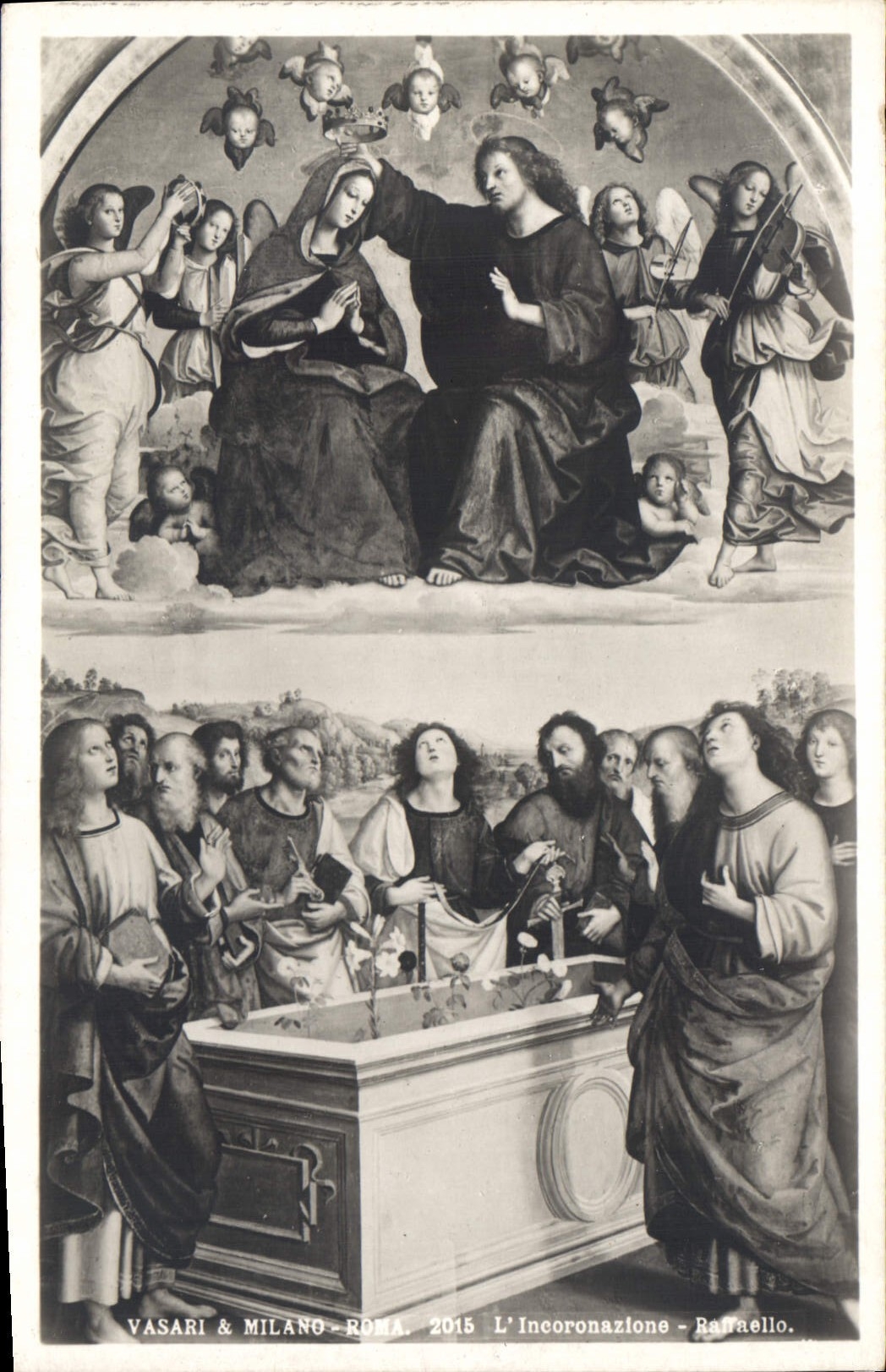 CPA Vasari et Milano Roma l'Incoronazlone 