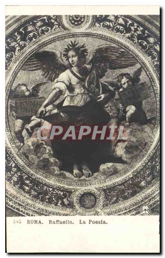 CPA Roma Raffaello la Poesla 