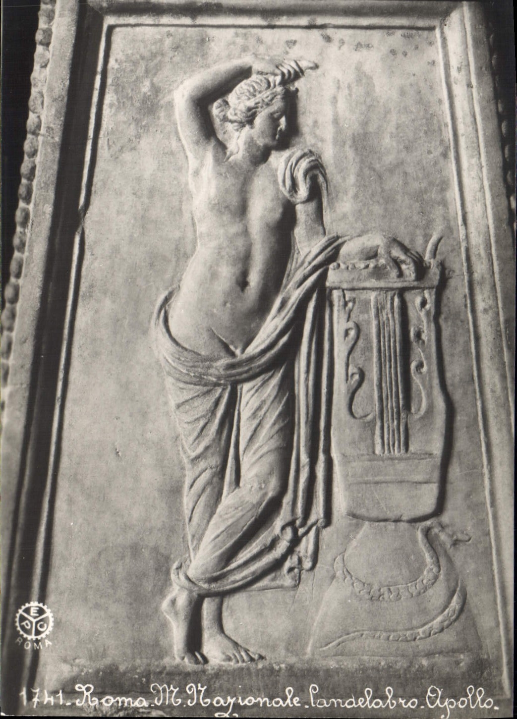 CPA Roma M Nazionale Landelabro Apollo 