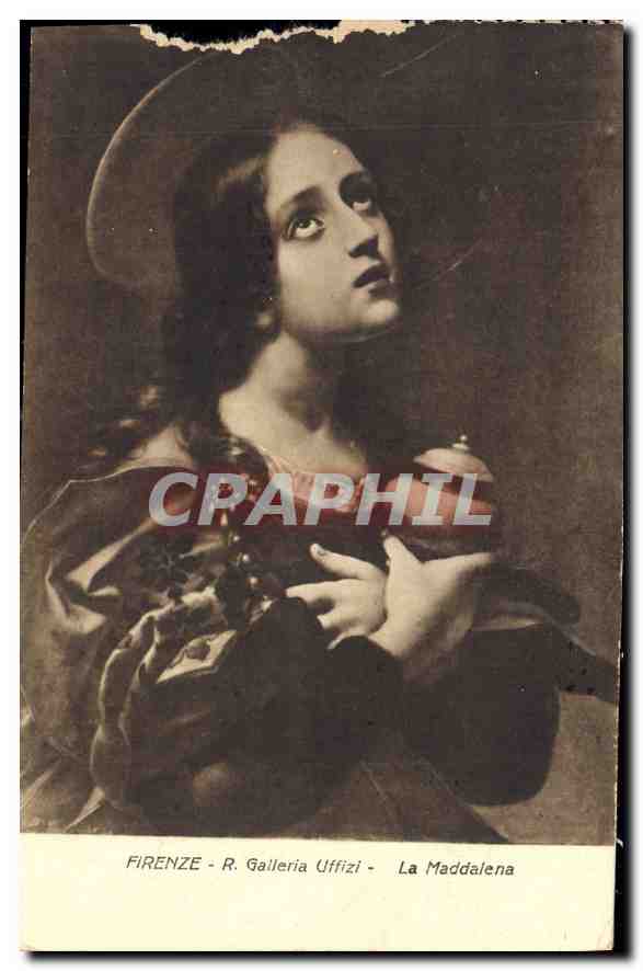 CPA Firenze R Galleria Uffizi la Maddalena 