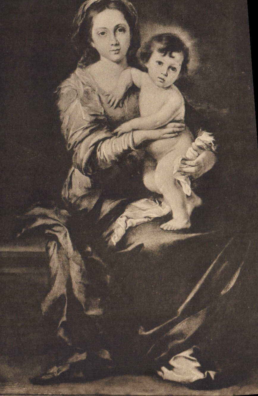 CPA Firenze R Galleria la Vergine Col Bambino Gesu 