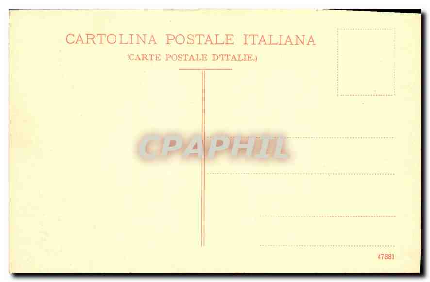 CPA Ferrara Pinacoteca Municipale la Madonne in trono Col Figlio o santi dettaglio Dosso Dossi  — Verso