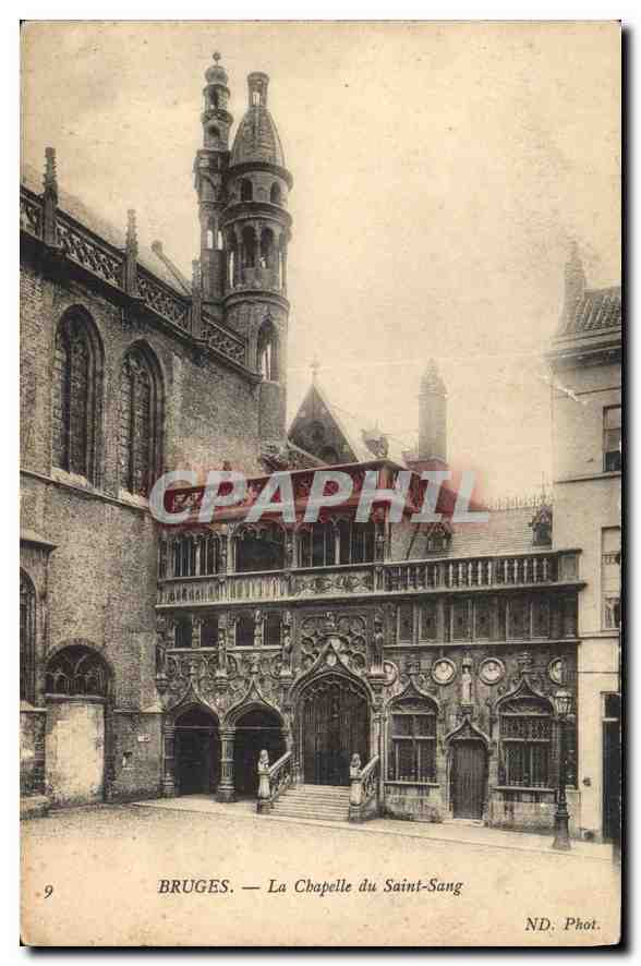 CPA Bruges la chapelle du Saint Sang 