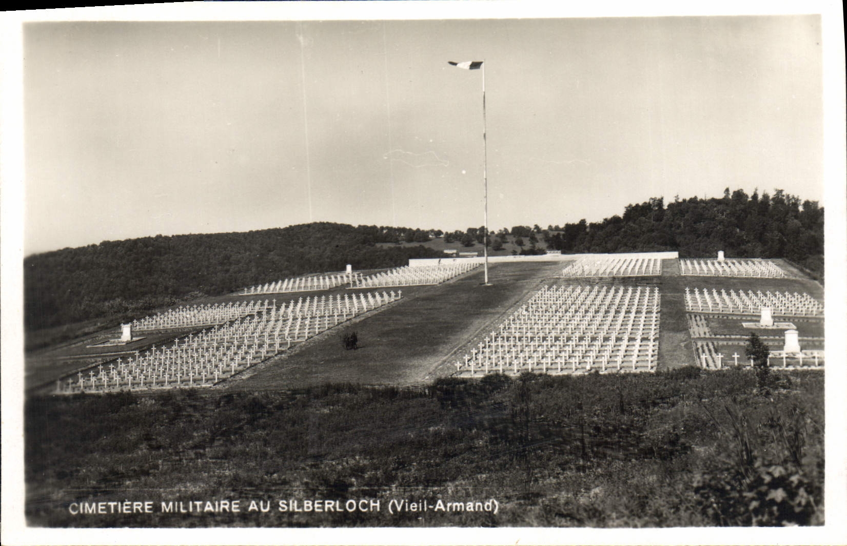 CPA Cimetiere Militaire au Silberloch Vieil Armand 