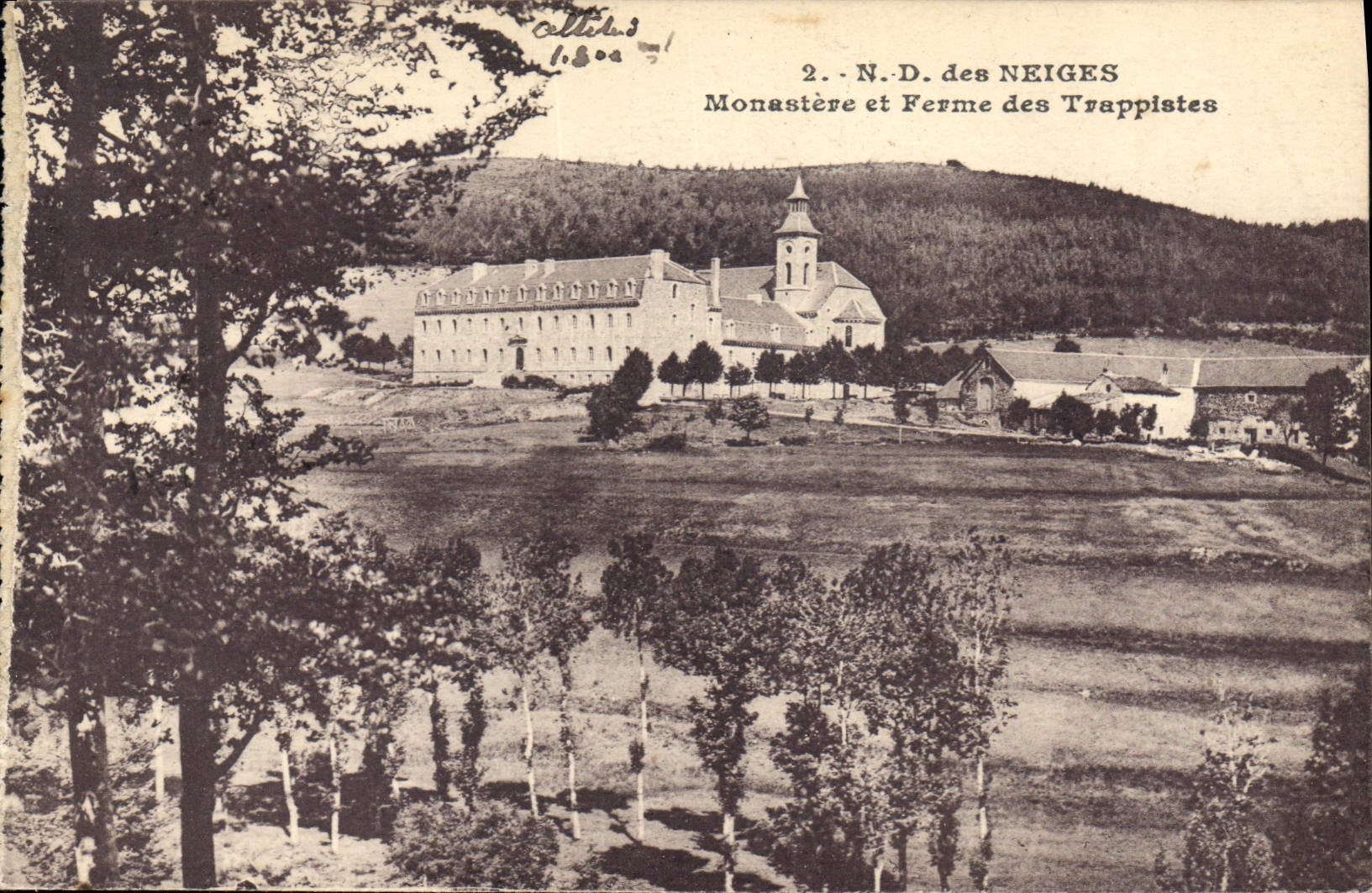 N.D. des Neiges — Monastery and Trappist Farm — Allèdes