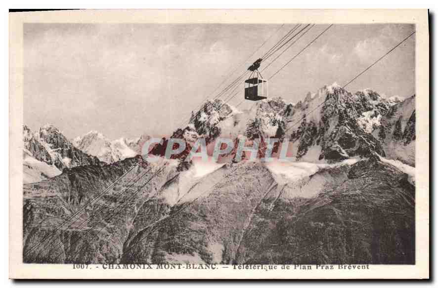 CPA Chamonix Mont Blanc Teleferique de Plan Praz Brevent 