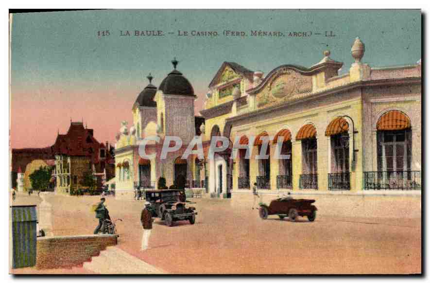 CPA La Baule le casino Ferd Menard Arch 