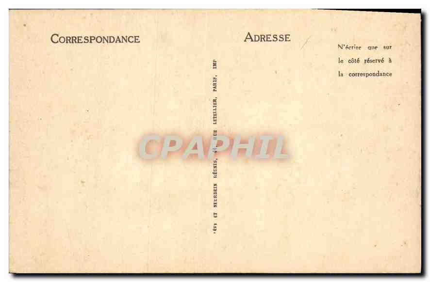 CPA La Baule le casino Ferd Menard Arch  — Rückseite