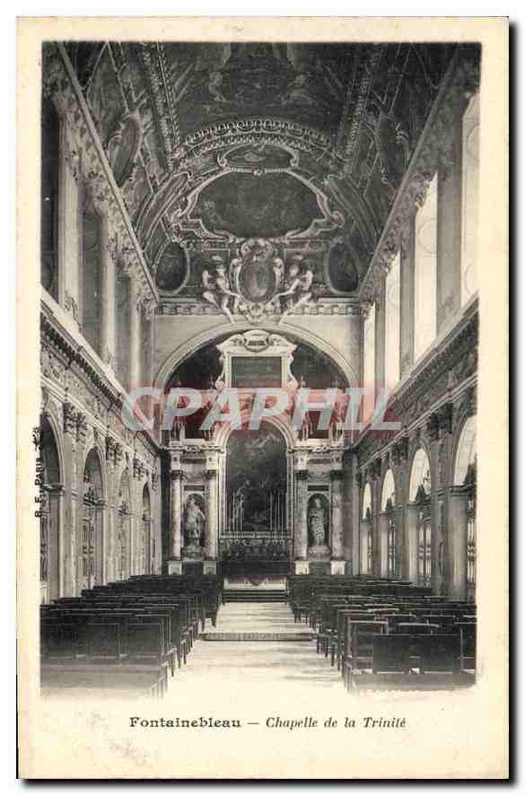 Fontainebleau — Chapelle de la Trinité — B. E. PARIS