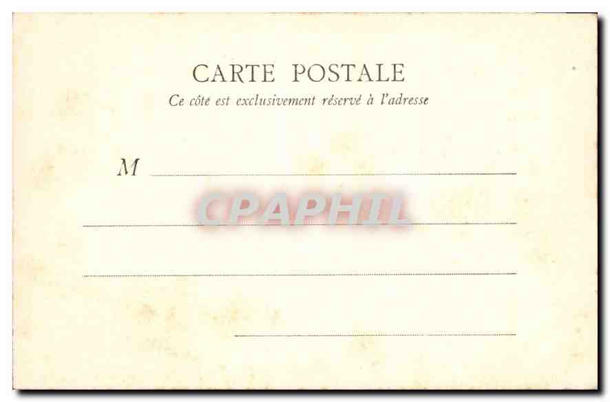 Fontainebleau — Chapelle de la Trinité — B. E. PARIS — Verso