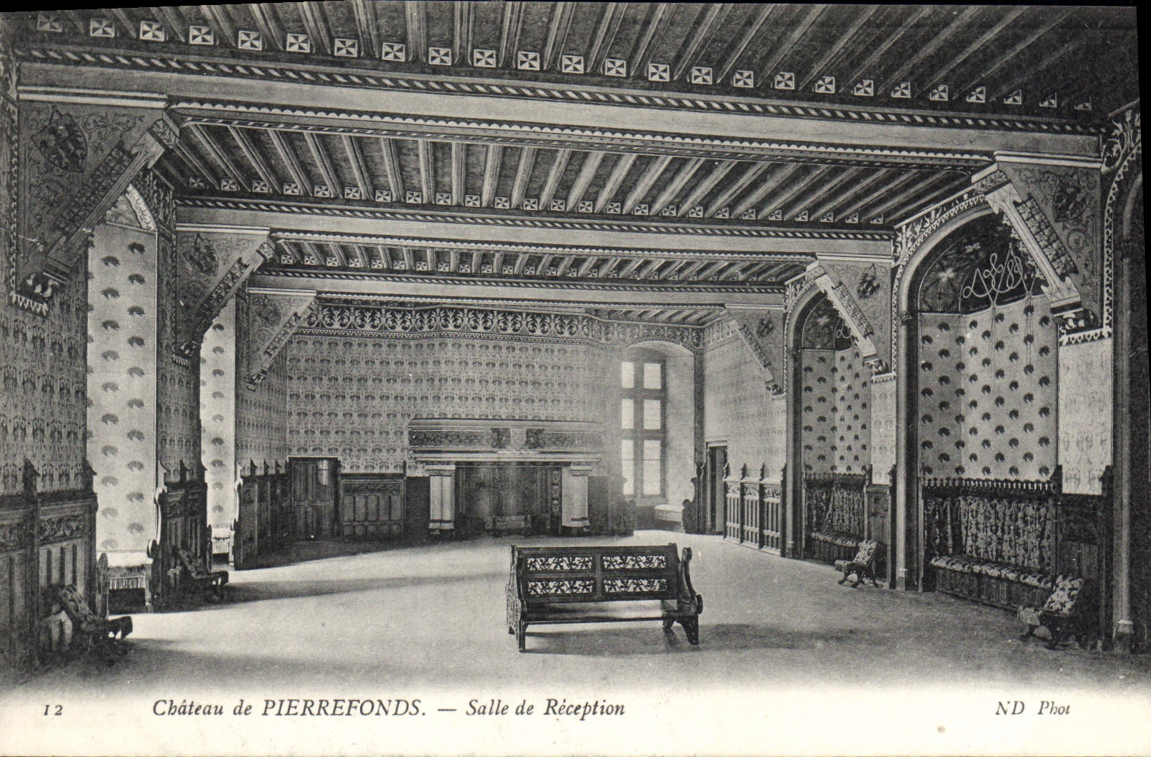 CPA Chateau de Pierrefonds Salle de Reseption 