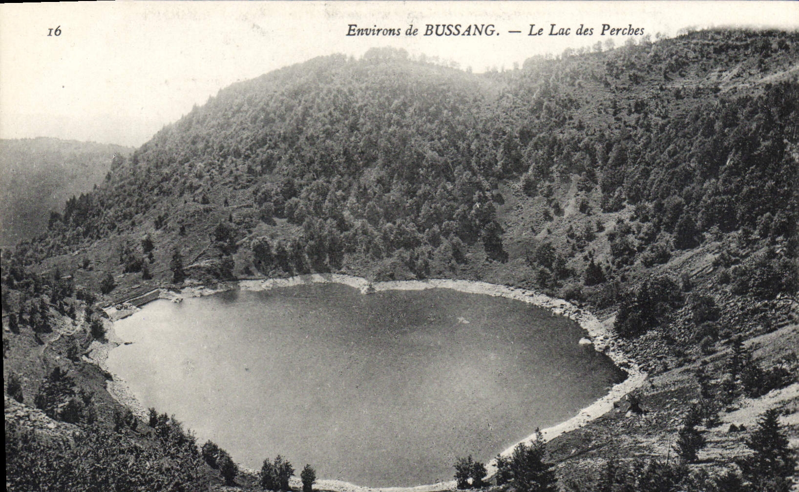 CPA Environs de Bussang le Lac des Perches 