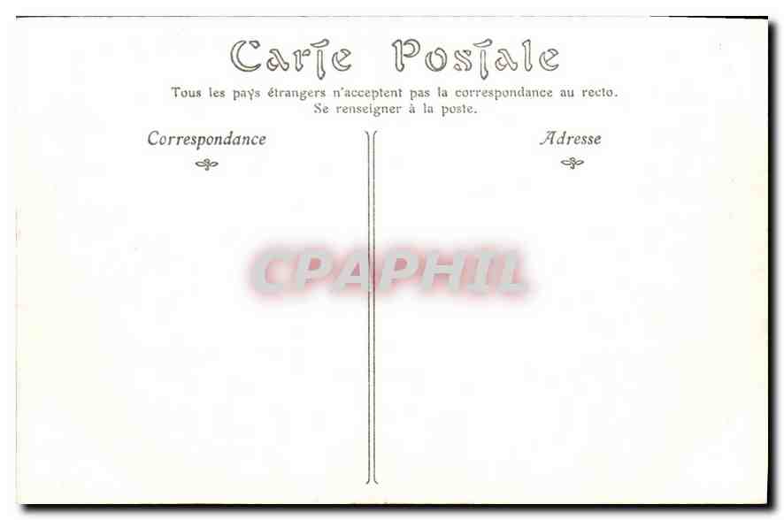 CPA Environs de Bussang le Lac des Perches  — Rückseite