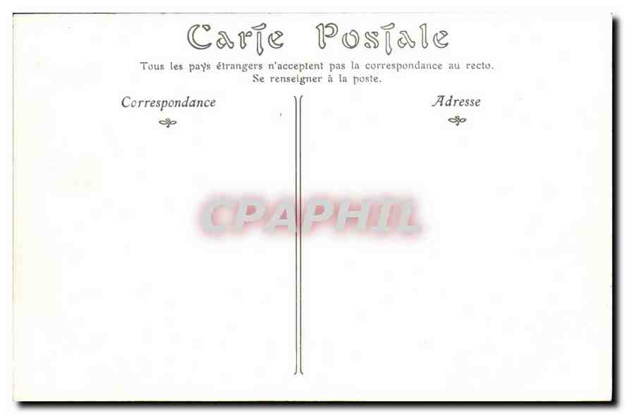 CPA Environs de Gerardmer Pont de la Vologne  — Rückseite