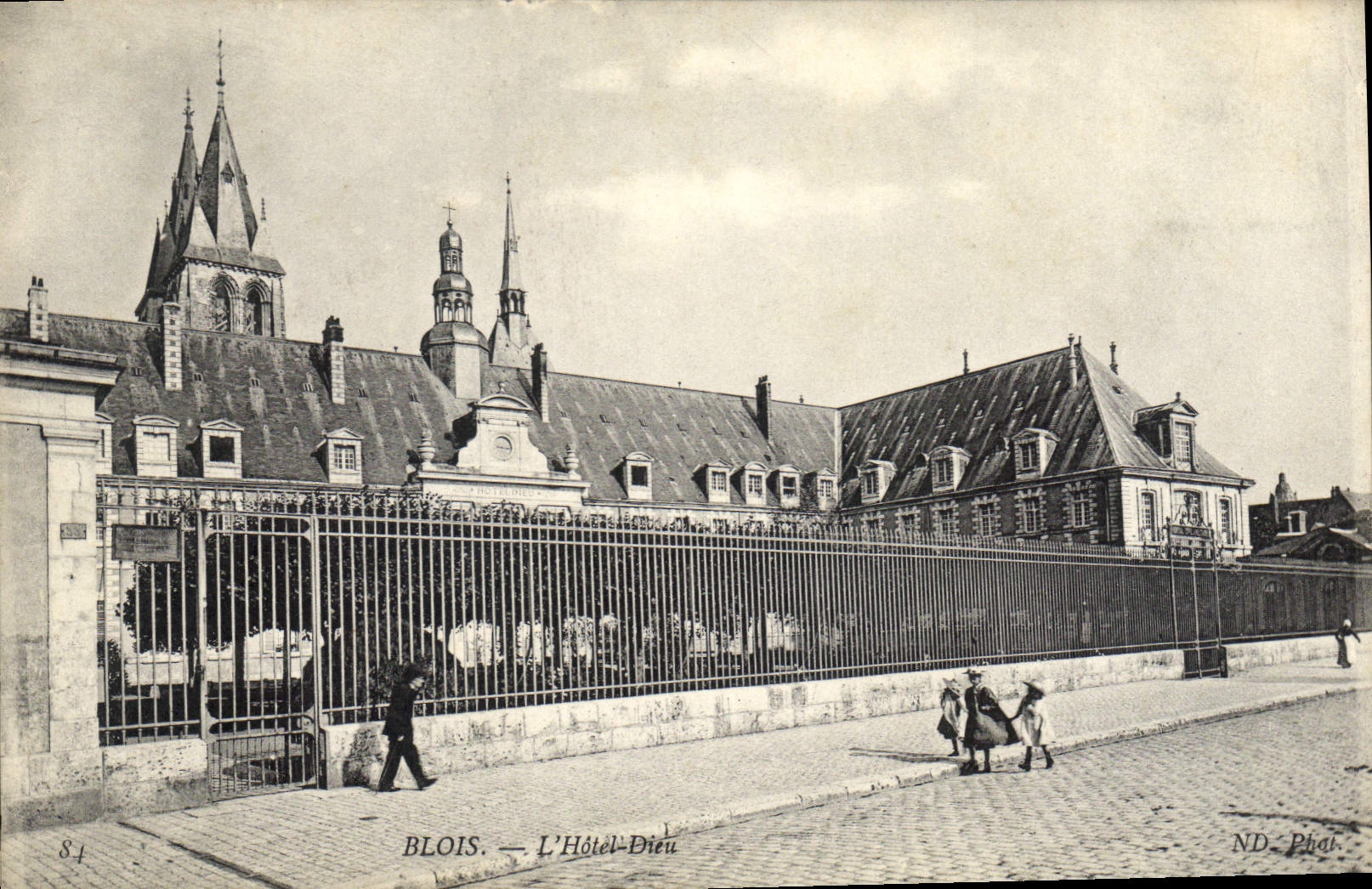 CPA Blois l'hotel dieu 