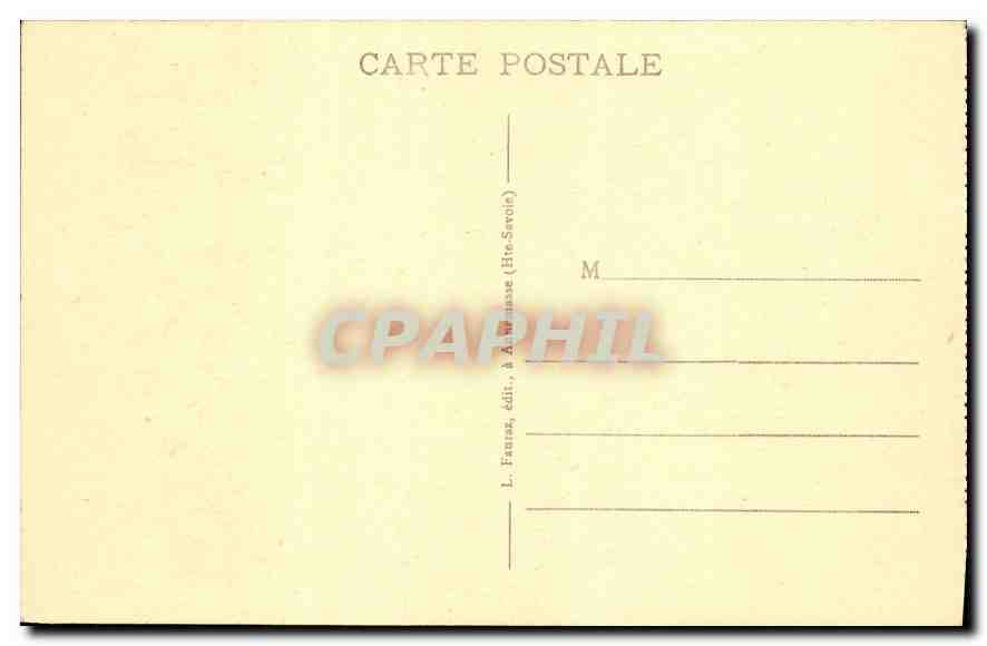 CPA Environs d'Annecy Hte Savoie chateau de Montrottier salle de la Ceramique  — Rückseite