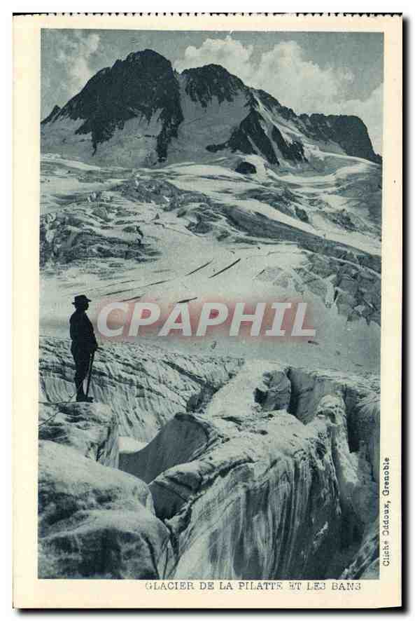 Glacier de la Pilatte et les Bans — Cliché Oddoux, Grenoble