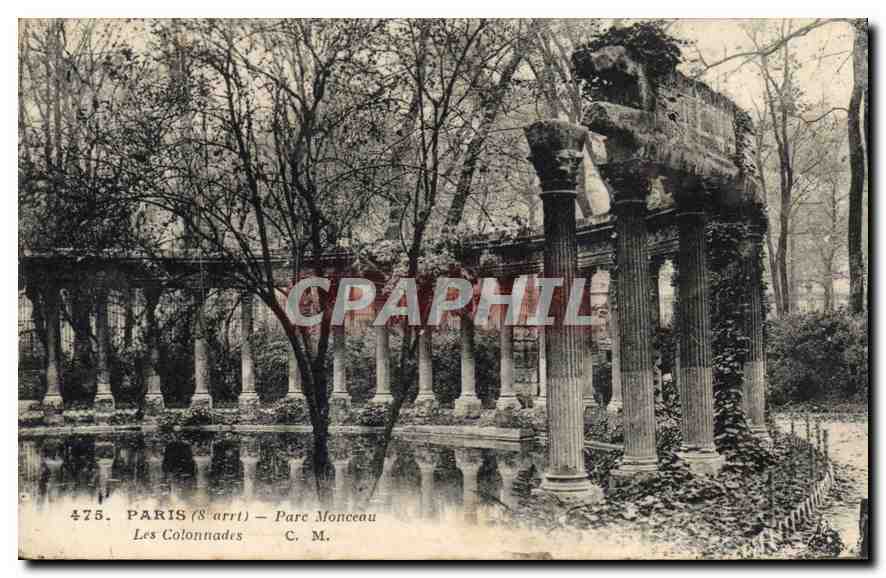 CPA Paris 8e arrt Parc Monceau les Colonnades 