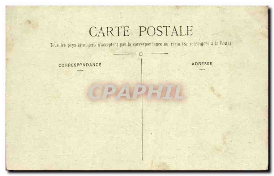 CPA Paris 8e arrt Parc Monceau les Colonnades  — Rückseite