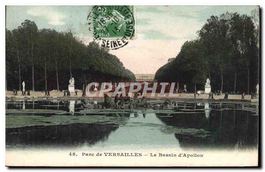 CPA Parc de Versailles le Bassin d'Apollon 