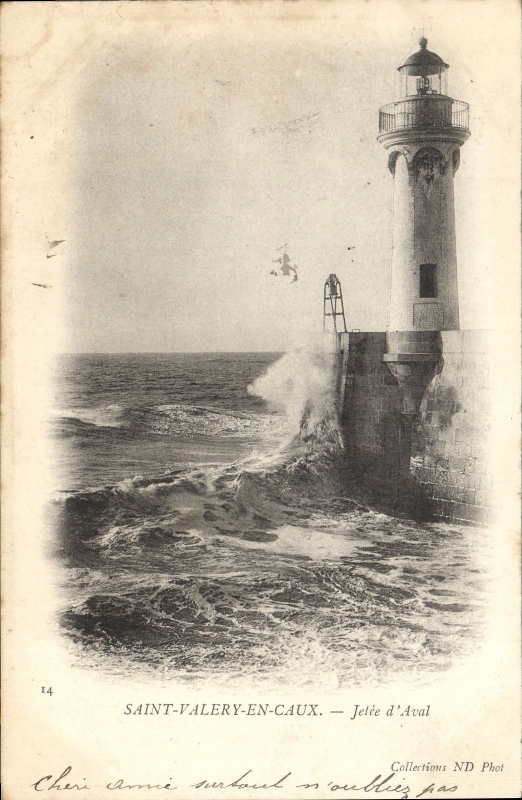 CPA Saint Valery en Caux Jetee d'Aval 