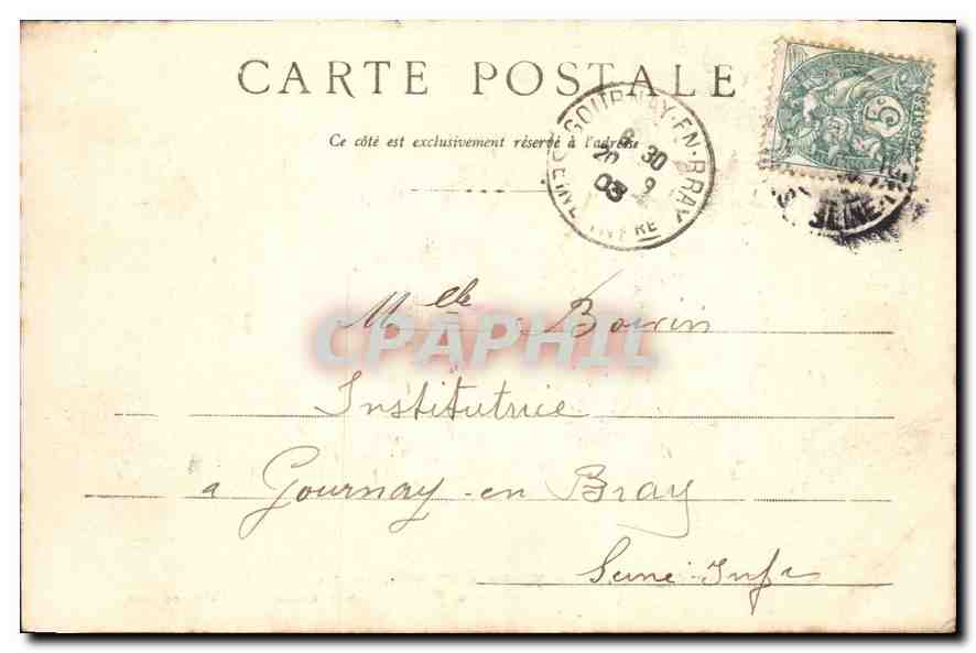 CPA Saint Valery en Caux Bois d'Etennemare  — Rückseite