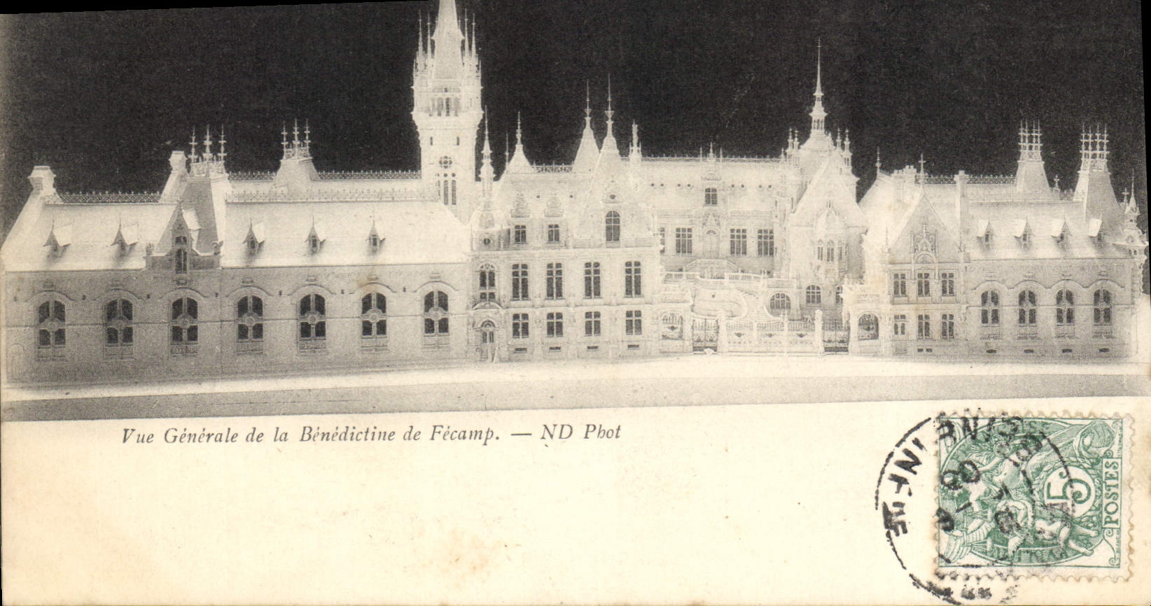 CPA Vue generale de la Benedictine de Fecamp 
